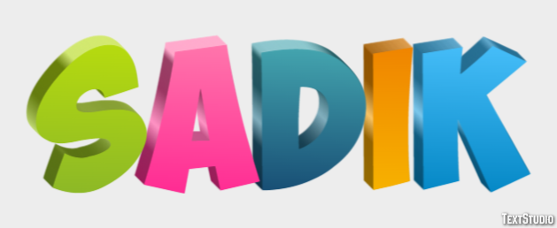 Sadik Text Effect