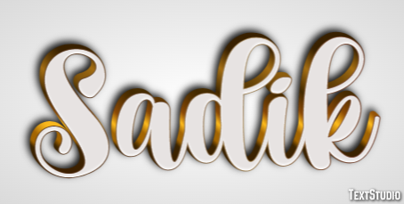 Sadik Effetto testo