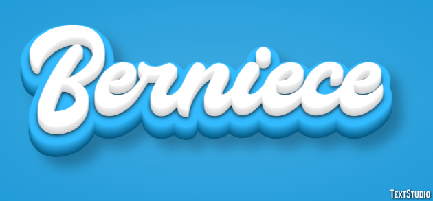 Berniece Text effect