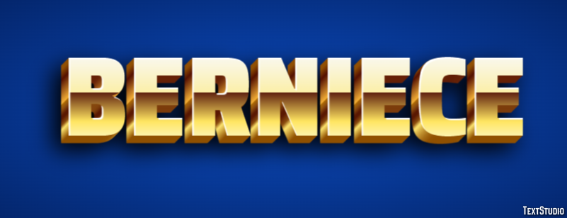 Berniece Text effect