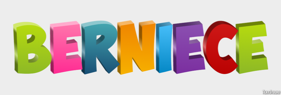 Berniece Text effect