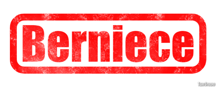 Berniece Text effect