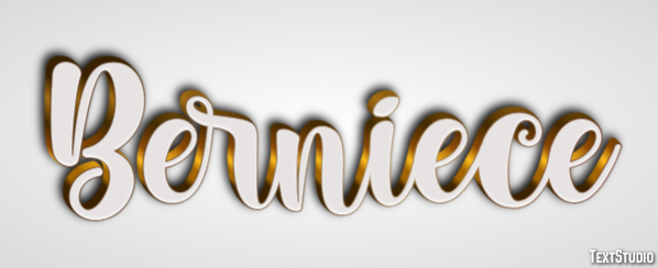 Berniece Text effect