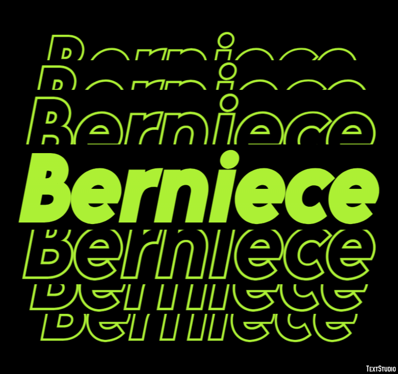 Berniece Text Effect