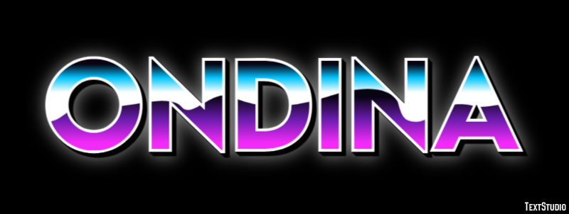 Ondina Effetto testo