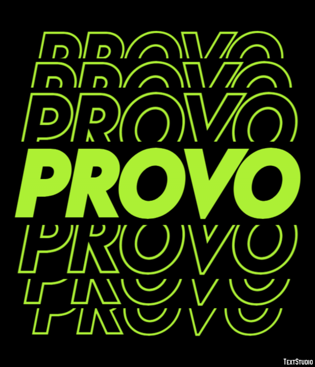 Provo Efekt tekstowy