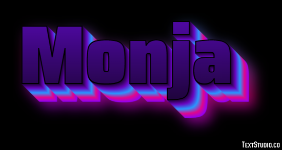 Monja Efekt tekstowy
