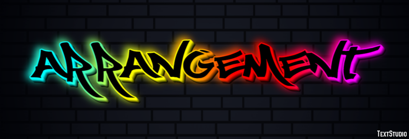 Arrangement Text Effect