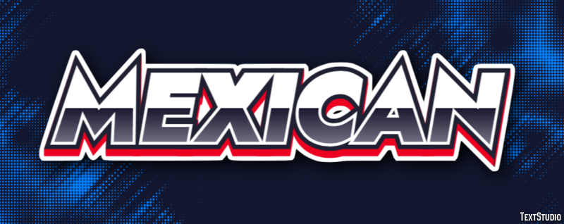 Mexican Text effect