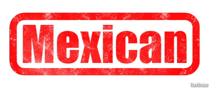 Mexican Text effect
