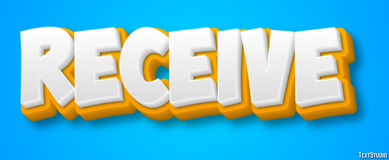 Receive Text Effect