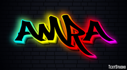 Amra Text effect