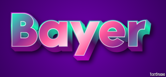 Bayer Efeito de texto