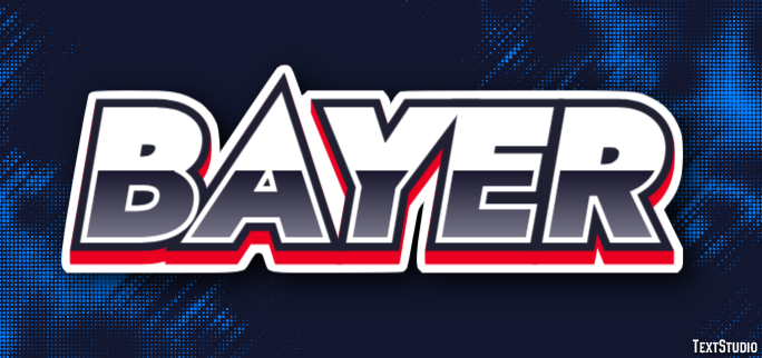 Bayer Efeito de texto