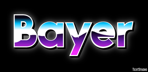 Bayer Efeito de texto