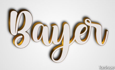 Bayer Efeito de texto