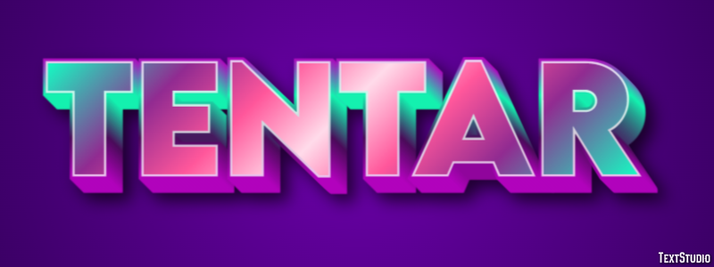 Tentar テキスト効果