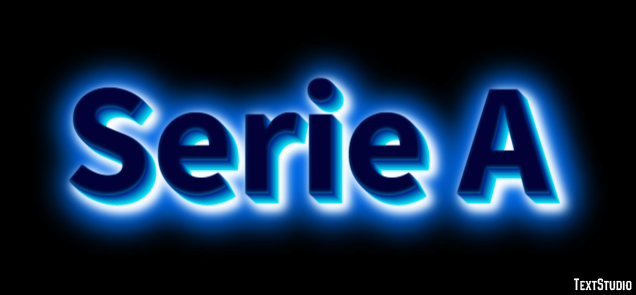 Serie A Tekst effect