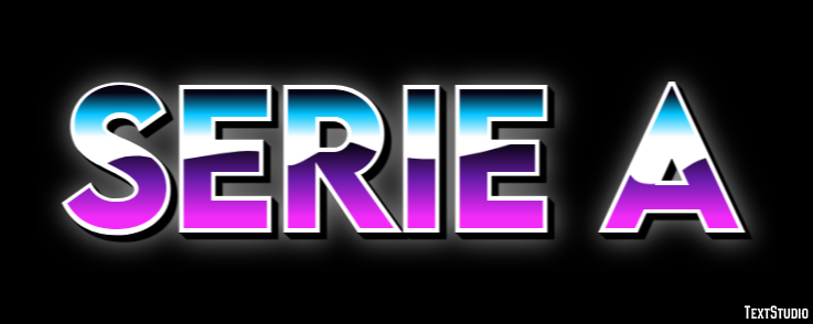 Serie A Tekst effect