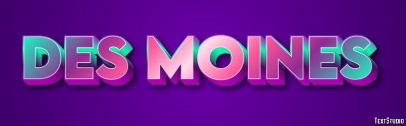 Des Moines Efekt tekstowy