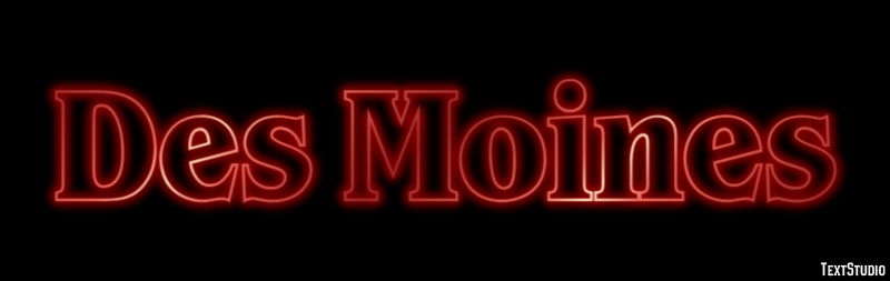 Des Moines Efekt tekstowy