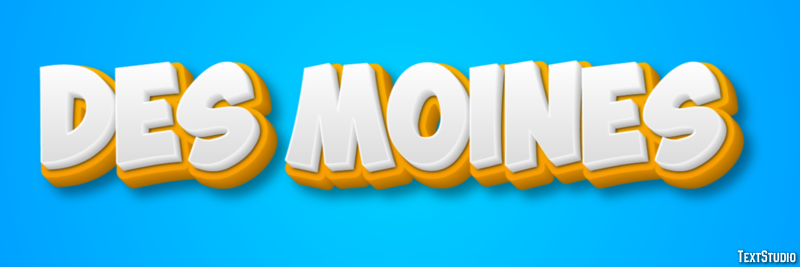 Des Moines Efekt tekstowy