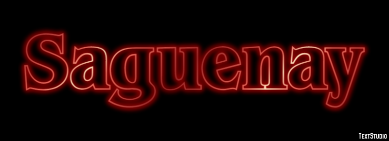Saguenay Efekt tekstowy