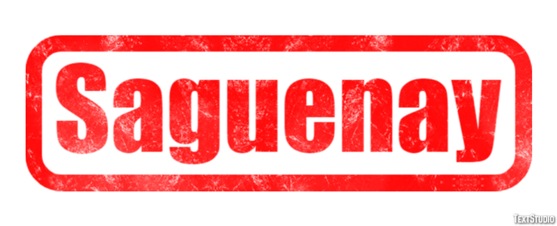 Saguenay テキスト効果