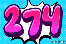 274 Texteffekt