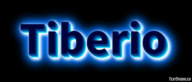 Tiberio Effetto testo