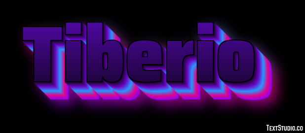 Tiberio Effetto testo