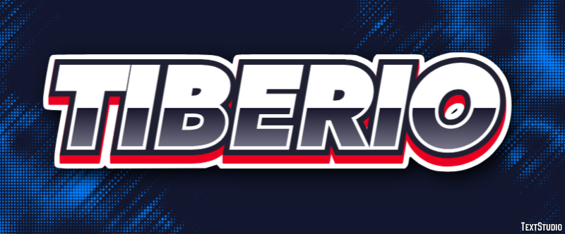 Tiberio Effetto testo