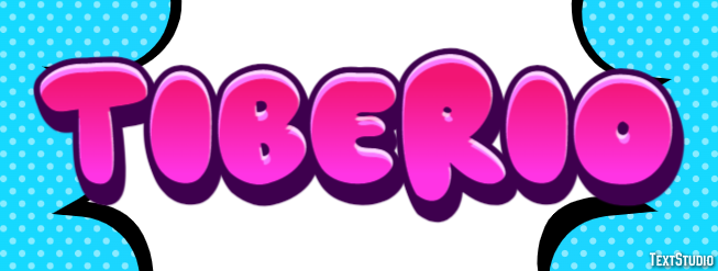 Tiberio Effetto testo