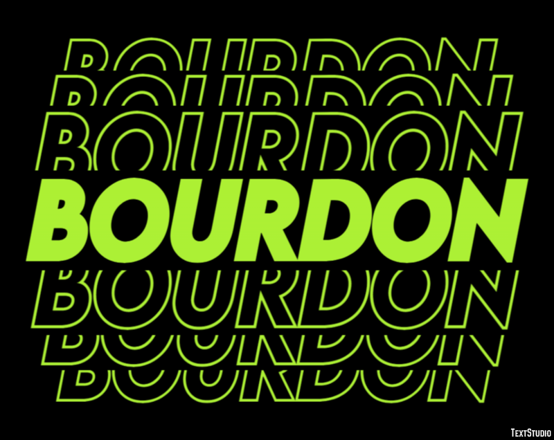 Bourdon Effet de Texte