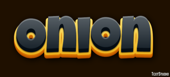 Onion Text Effect