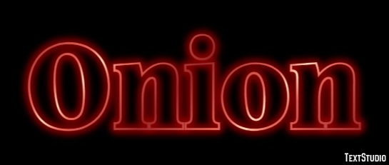 Onion Text Effect