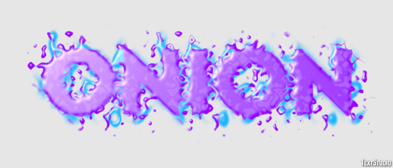 Onion Text Effect