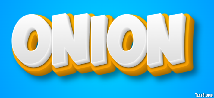 Onion Text Effect