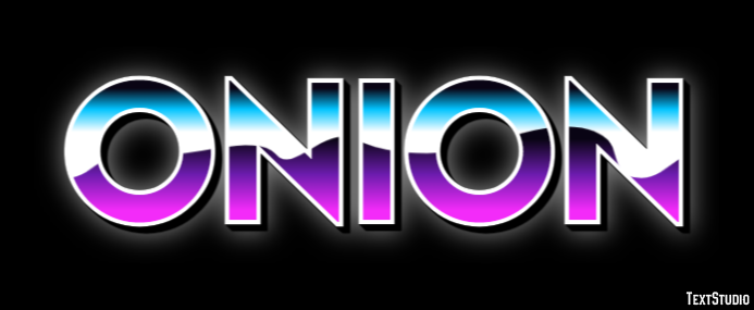 Onion Text Effect