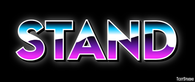 Stand Text Effect