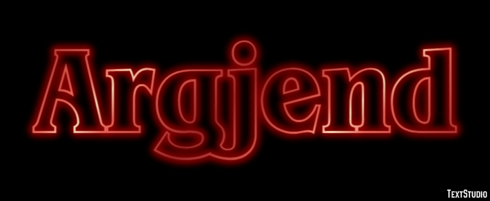 Argjend Text Effect