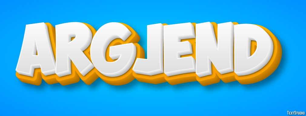 Argjend Text Effect