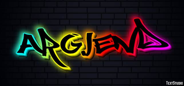 Argjend Text Effect