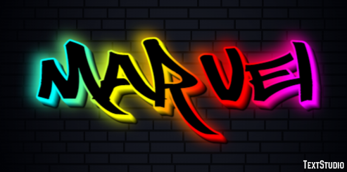 Marvel Text effect