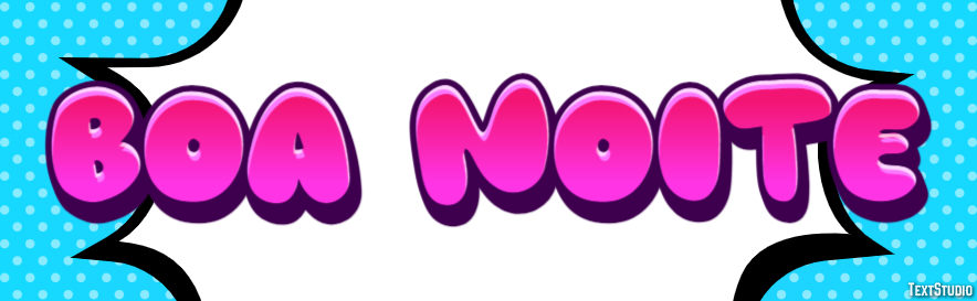 Boa noite Efekt tekstowy