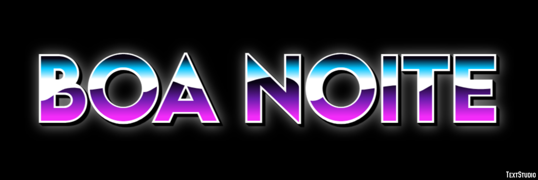 Boa noite Efekt tekstowy