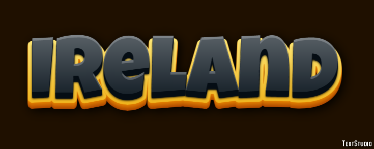 Ireland Text Effect