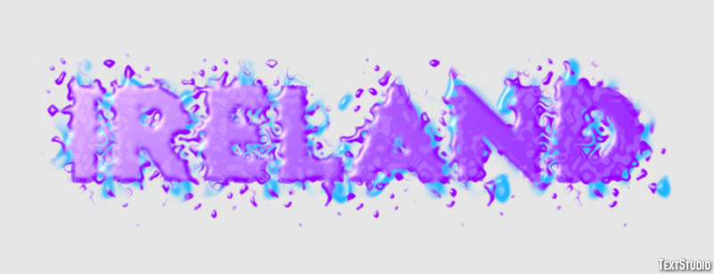 Ireland Text effect