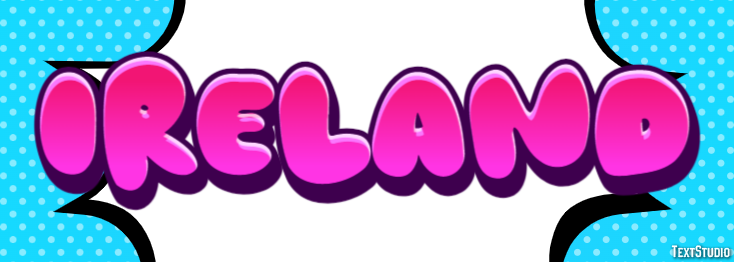 Ireland Text effect