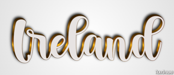 Ireland Text Effect